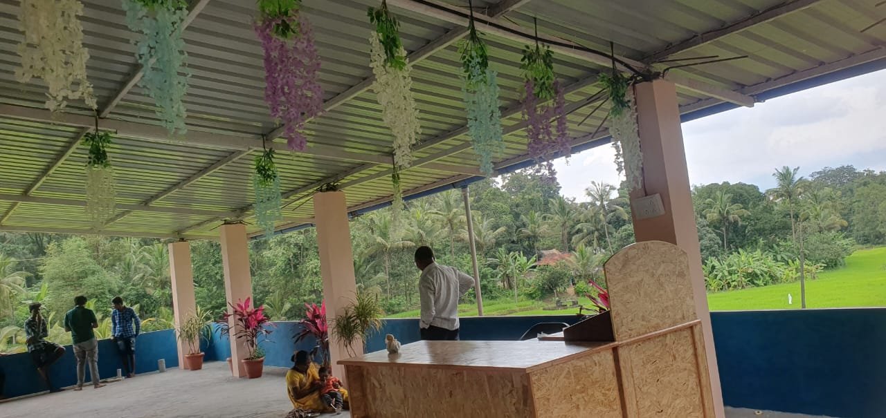 Open-air veranda